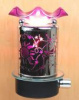 Stencil over Glass - purple