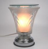 Etched Vase - clear (D)